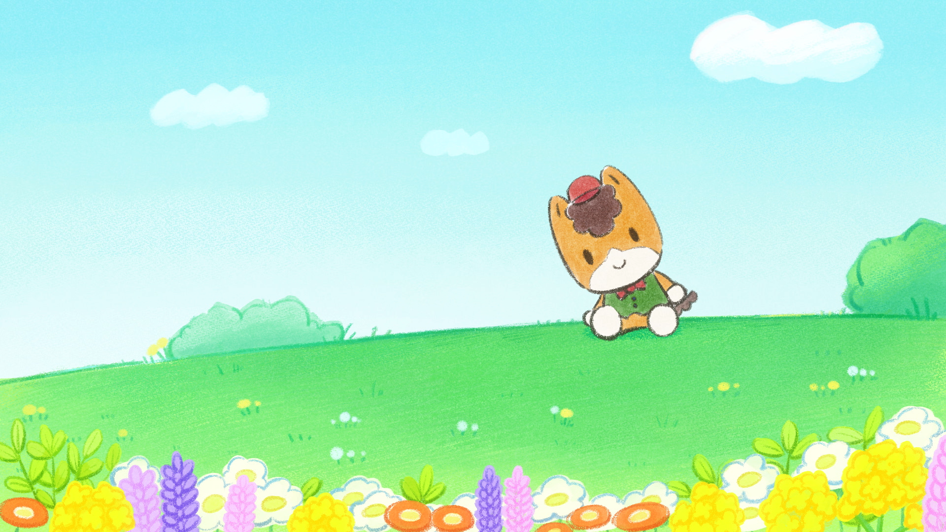 ぐんまちゃんシーズン2 EDアニメーション「Happy」